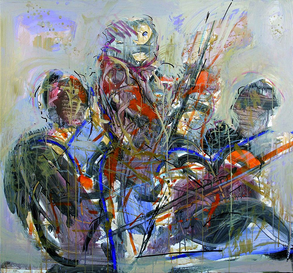 Jazz ❘ Mischtechnik auf LW ❘ 2010 ❘ 103 x 91